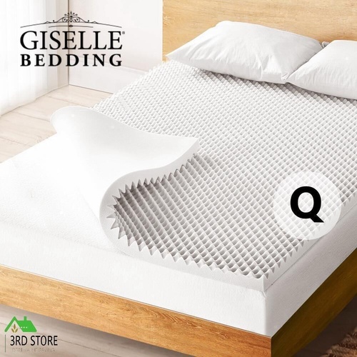 Giselle Bedding Mattress Topper Egg Crate Foam Toppers Bed Protector Underlay Q