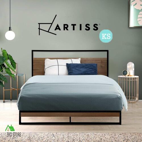Artiss Metal Bed Frame King Single Size Mattress Base Platform Foundation Dane