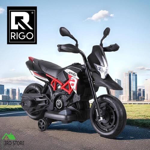 Kids Electric Ride On Car Motorcycle Motorbike Aprilia Licensed Dorsoduro 900