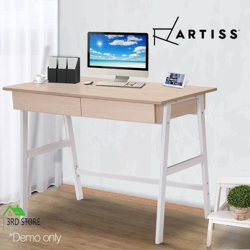 Artiss Computer Desk Study Office Desks Storage Study metal Drawer Table Student