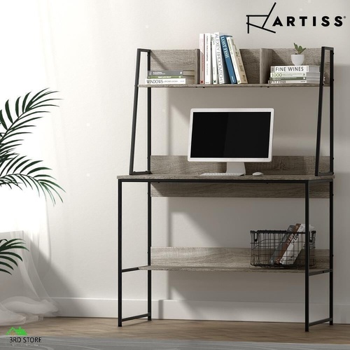Artiss Computer Desk Office Desks Study Table Workstation Bookshelf Storage