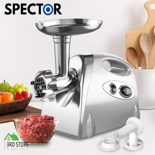 2800W Electric Meat Grinder Mincer Sausage Filler Kibbe Maker Stuffer Kitchen Silver