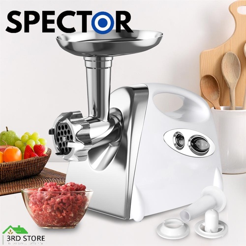 2800W Electric Meat Grinder Mincer Sausage Filler Kibbe Maker Stuffer Kitchen White