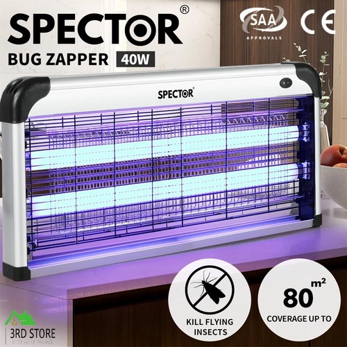Insect Killer Mosquito Pest Fly Bug Zapper Catcher Trap Electric UV-A Aluminium