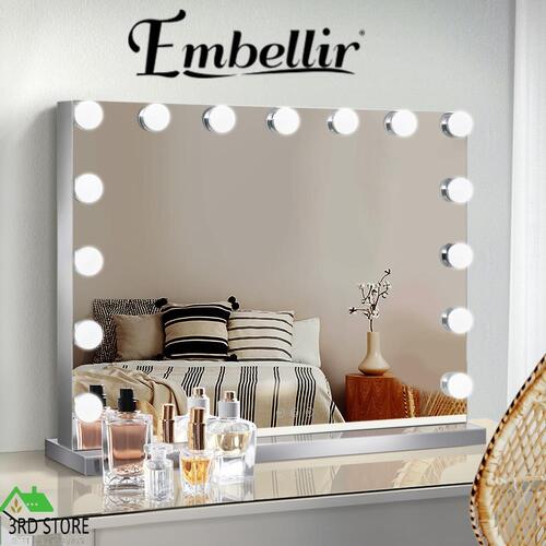 Embellir Hollywood Makeup Mirror With Lights LED Vanity Dimmable Wall Mirrors