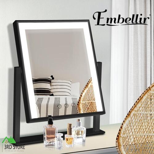 Embellir Makeup Mirror With Light Mirrors Hollywood Standing Lighted Tabletop