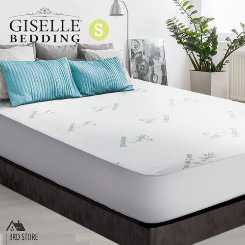 Giselle Bedding Water-resistant Mattress Protector Bamboo Cover Fully Fitted
