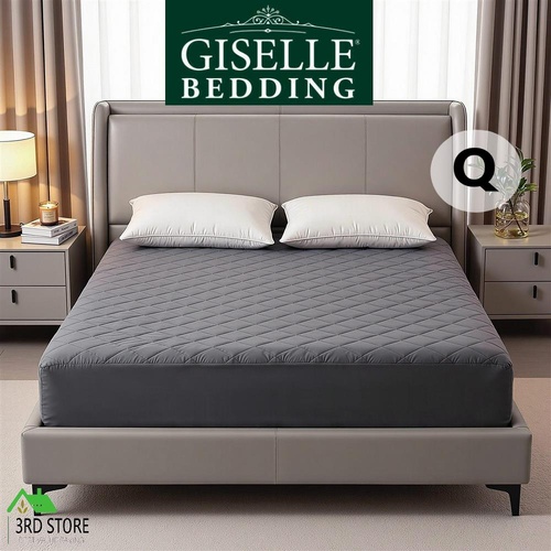 Giselle Water-Resistant Mattress Protector Microfiber 360° Fit Queen