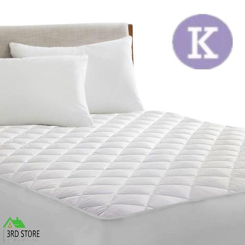 DreamZ Fully Fitted Waterproof Bamboo Fibre Mattress Protector in King Size