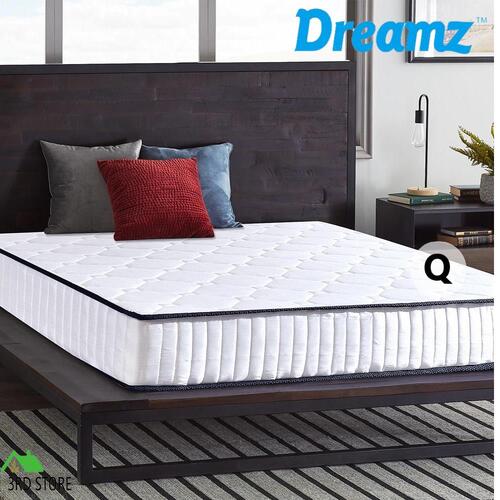 DreamZ Pocket Spring Mattress Medium Firm Foam Queen Bed 20cm