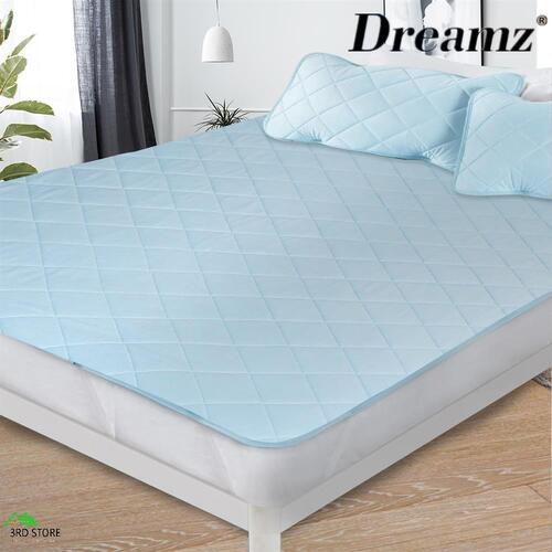DreamZ Pillowtop Mattress Topper Cooling Bedding Mat Pad Protector Cover KING
