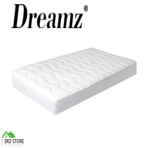 Dreamz Cool Mattress Topper Protector Summer Bed Pillowtop Pad King Single Cover