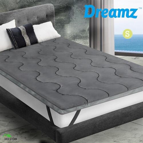 Dreamz Pillowtop Mattress Topper Protector Bed Luxury Mat Pad Home Single Cover
