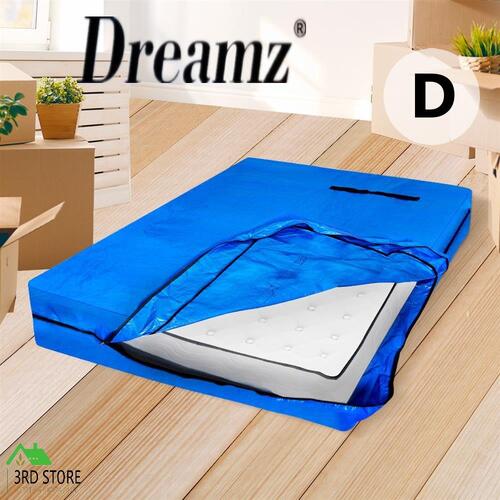 RETURNs DreamZ Mattress Bag Protector Plastic Moving Storage Dust Cover Carry Double