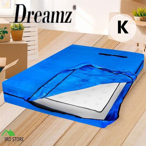 DreamZ Mattress Bag Protector Plastic Moving Storage Dust Cover Carry King