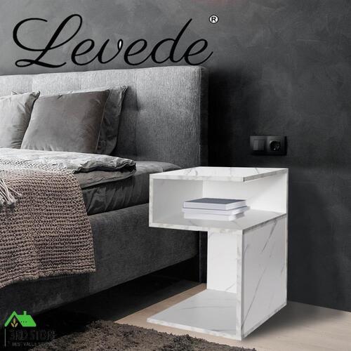 Levede Bedside Tables Drawers Side Table Wood Nightstand Storage Cabinet Bedroom