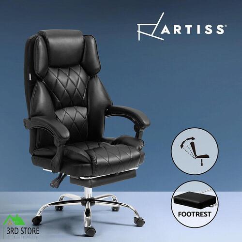 Artiss Office Chair Gaming Computer Executive Chairs Leather Seat Recliner
