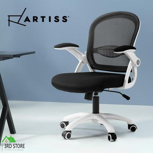 Artiss Office Chair Mesh Computer Desk Chairs Work Study Gaming Mid Back Black