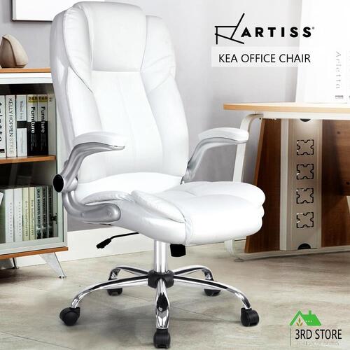 Artiss Gaming Office Chair Executive Computer Chairs Armchair Work Seating White