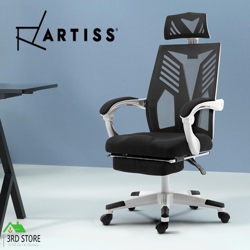 Artiss Gaming Office Chair Computer Desk Chair Home Work Recliner White