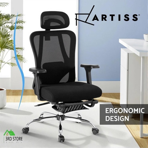 Artiss Ergonomic Mesh Office Chair Black