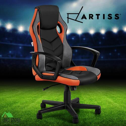 Artiss Gaming Office Chair Computer Executive Racing Chairs High Back Orange