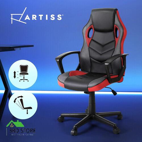 Artiss Gaming Office Chair Computer Executive Racing Chairs High Back Red