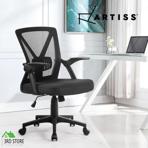 Artiss Gaming Office Chair Mesh Computer Chairs Swivel Executive Mid Back Black