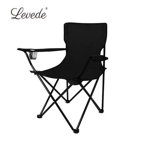 RETURNs Levede Camping Chairs Folding Arm Foldable Portable Outdoor Beach Fishing Picnic