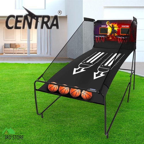 RETURNs Centra Basketball Arcade Game Shooting Machine Indoor Outdoor 2 Player Scoring