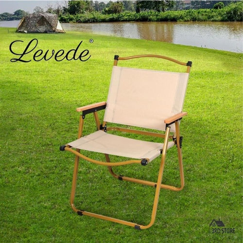 Levede 4PCS Camping Chair Folding Outdoor Portable Foldable Chairs Beach Picnic