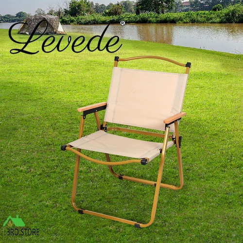 Levede Camping Chair Folding Outdoor Portable Foldable Fish Chairs Beach Picnic