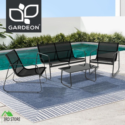 Gardeon Outdoor Lounge Setting Garden Patio Furniture Textilene Sofa Table Chair