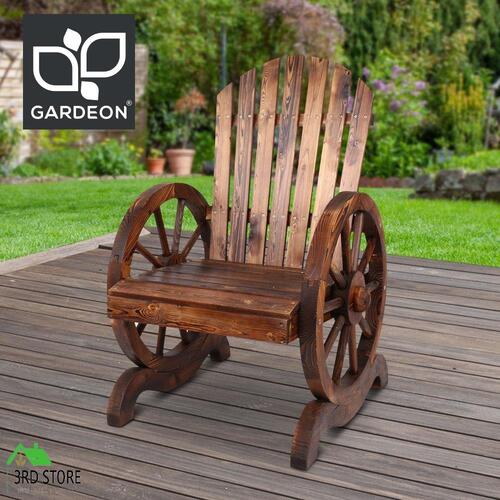 RETURNs Gardeon Outdoor Wooden Wagon Chairs Patio Furniture Indoor Garden Lounge
