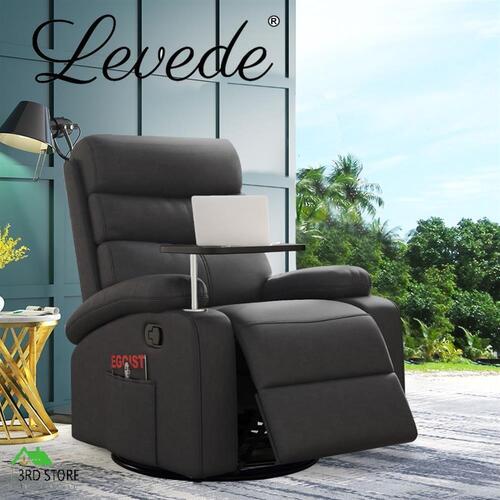 RETURNs Levede Massage Chair Recliner Chairs Heated Lounge Sofa Armchair 360 Swivel