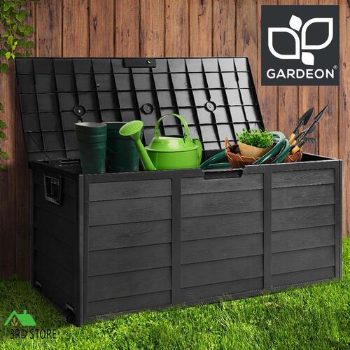 Gardeon Outdoor Storage Box 290L Container Garden Shed Toys Tool Chest Indoor