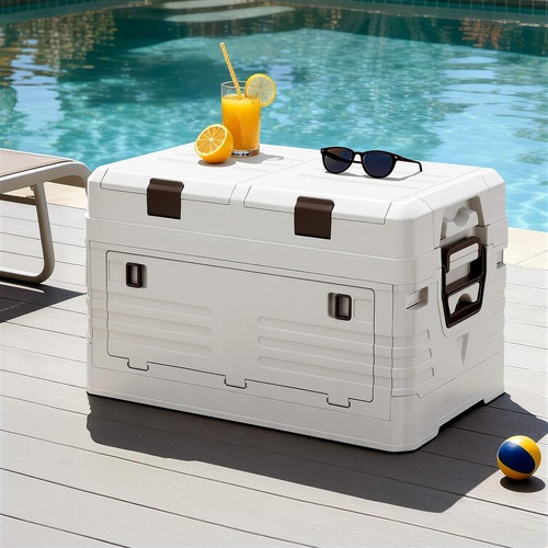 Gardeon 40L Outdoor Storage Box Foldable Camping Collapsible Bins Organizer