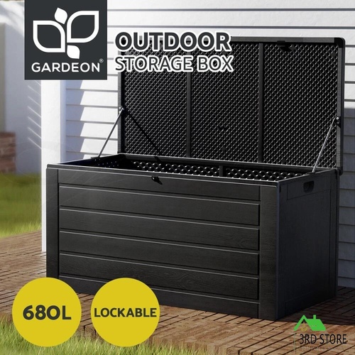 Gardeon Outdoor Storage Box 680L Sheds Container Indoor Garden Bench Tool Chest