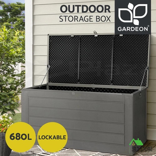 Gardeon Outdoor Storage Box 680L Container Indoor Garden Bench Tool Sheds Chest