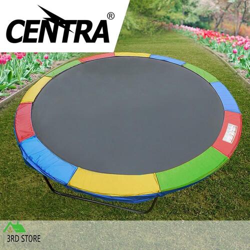 Centra Replacement Trampoline Mat Round Spring Cover Top 8ft  Rainbow Color