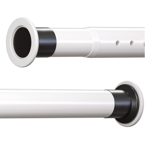 Oxdigi Room Divider Tension Curtain Rod Long / 102.4-122.1 inches Large No Drill