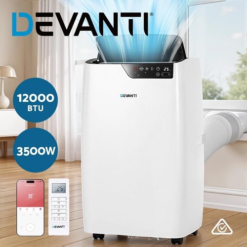 RETURNs Devanti Portable Air Conditioner Dehumidifier Fan 12000BTU