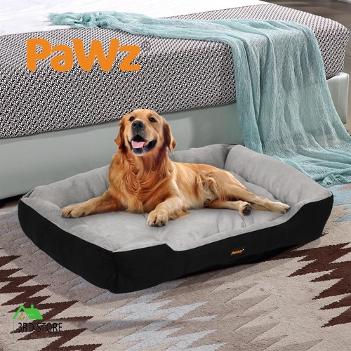PawZ Heavy Duty Pet Bed Mattress in Size Extra Large in Black Colour
