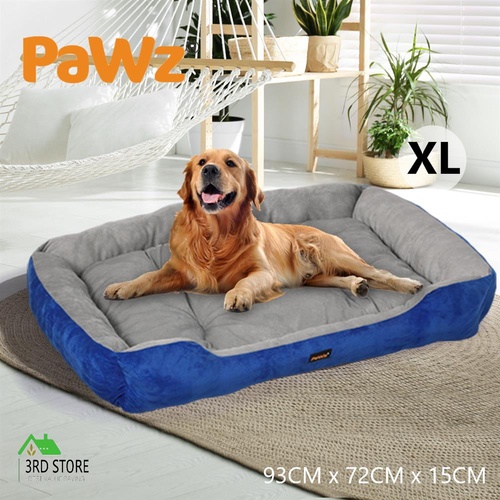 PaWz Pet Bed Dog Cat Calming Bed Sleeping Comfy Cave Washable Mat Extra Large