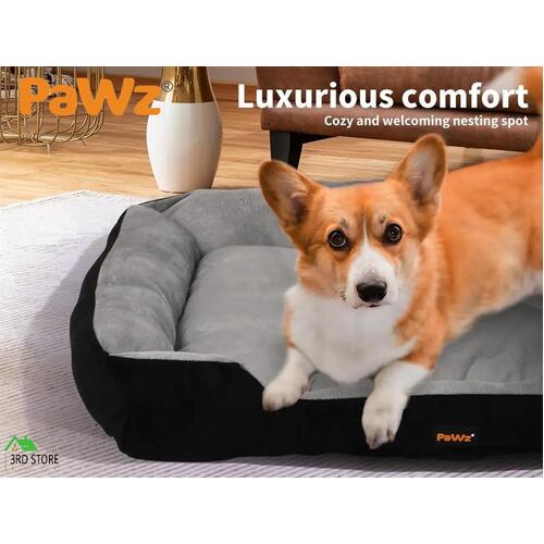 PaWz Pet Bed Dog Cat Calming Bed Sleeping Comfy Cave Washable Mat XXL