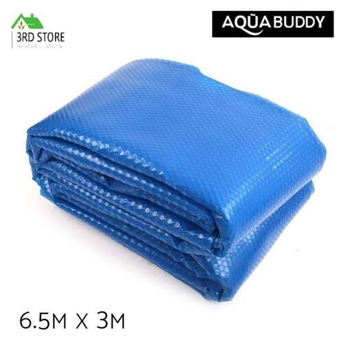 Aquabuddy Pool Cover 6.5MX3M Solar Swimming 400 Micron Isothermal Blanket