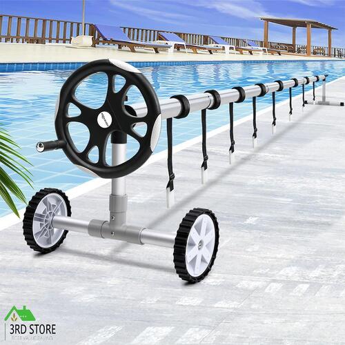 Aquabuddy Pool Cover Roller 6.55m Adjustable Swimming Pool Solar Blanket Reel