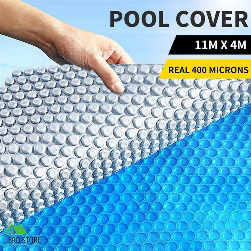 Real 400 Micron Solar Swimming Pool Cover in Size 11x4M