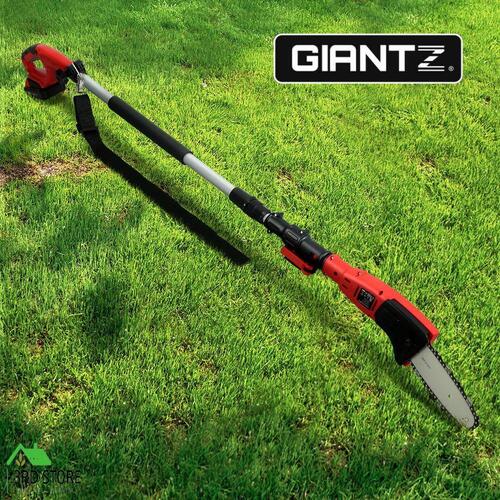 Giantz Cordless Pole Chainsaw Electric Saw 20V Lithium-Ion Tool Battery Pruner