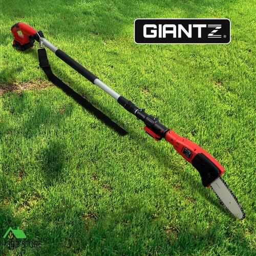 Giantz Cordless Pole Chainsaw Electric Saw 20V Lithium-Ion Tool Battery Pruner